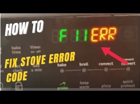 Follow the instructions in your user manual. . F11 code on frigidaire stove